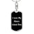 Love My Abaco Island Boa v2 - Luxury Dog Tag Keychain