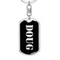 Doug v3 - Luxury Dog Tag Keychain