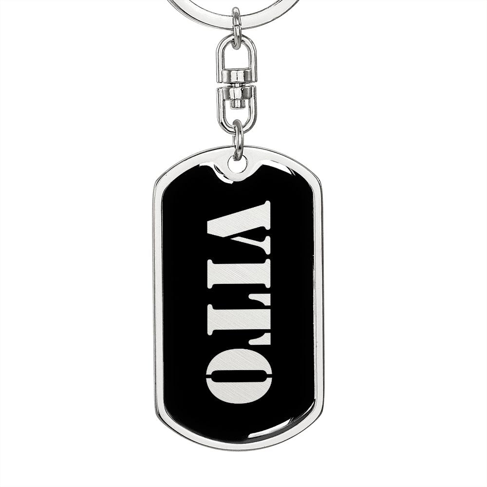 Vito v2 - Luxury Dog Tag Keychain