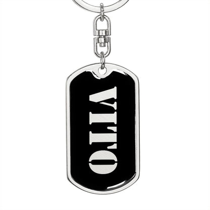 Vito v2 - Luxury Dog Tag Keychain