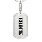 Erick - Luxury Dog Tag Keychain