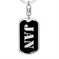Jan v3 - Luxury Dog Tag Keychain