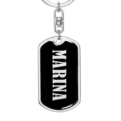 Marina v02 - Luxury Dog Tag Keychain