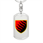55th Artillery Brigade (Ukraine) - Luxury Dog Tag Keychain