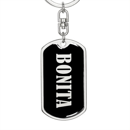 Bonita v02 - Luxury Dog Tag Keychain