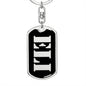 Eli v3 - Luxury Dog Tag Keychain