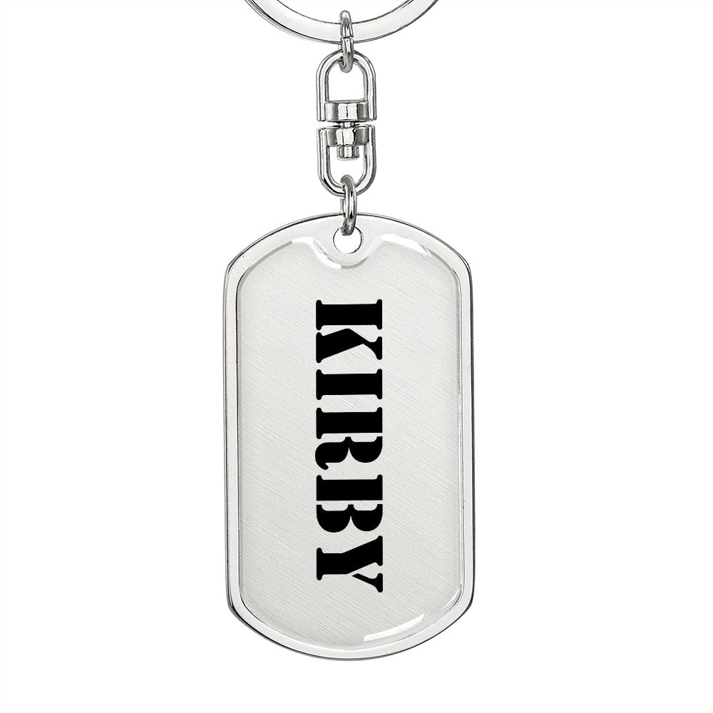 Kirby - Luxury Dog Tag Keychain