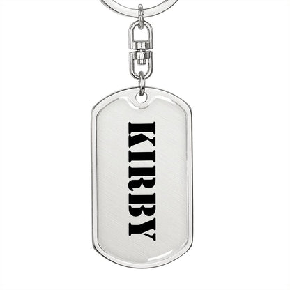 Kirby - Luxury Dog Tag Keychain