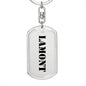 Lamont - Luxury Dog Tag Keychain
