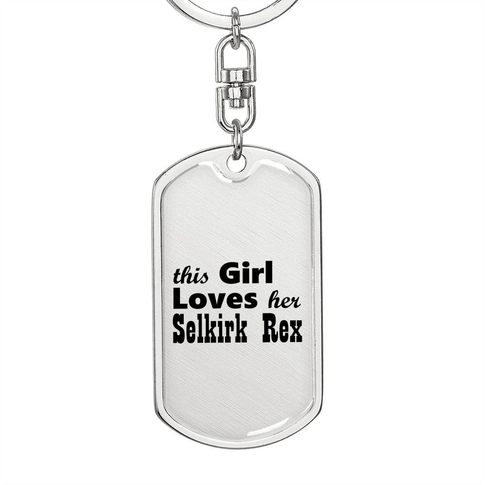 Selkirk Rex - Luxury Dog Tag Keychain