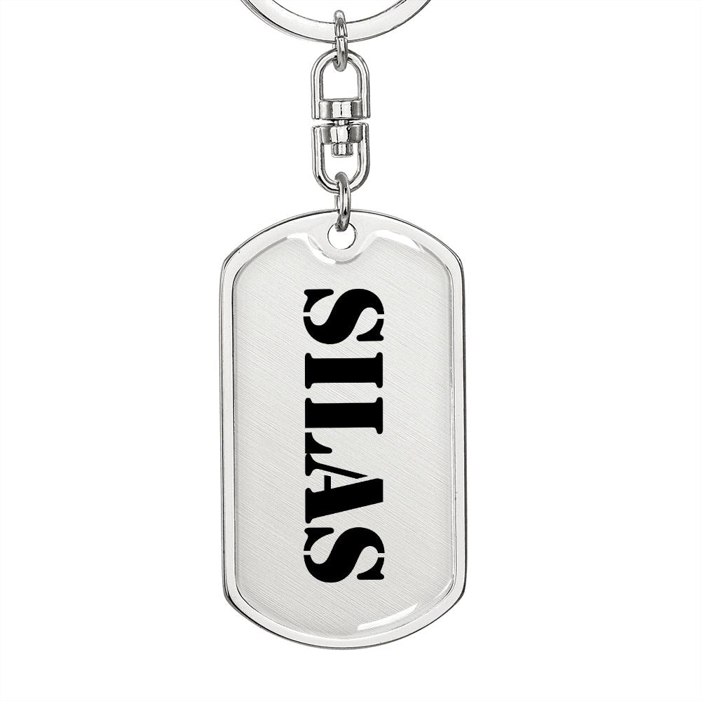 Silas - Luxury Dog Tag Keychain