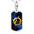 Zodiac Sign Sagittarius - Luxury Dog Tag Keychain