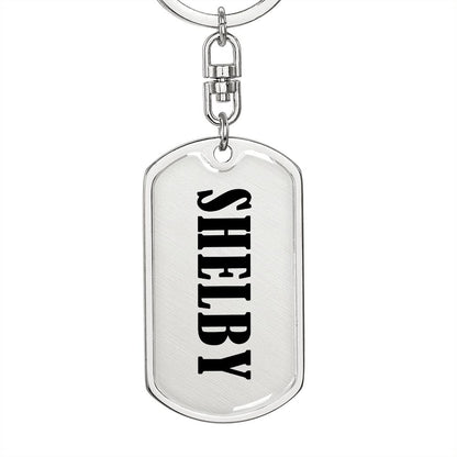 Shelby v01 - Luxury Dog Tag Keychain