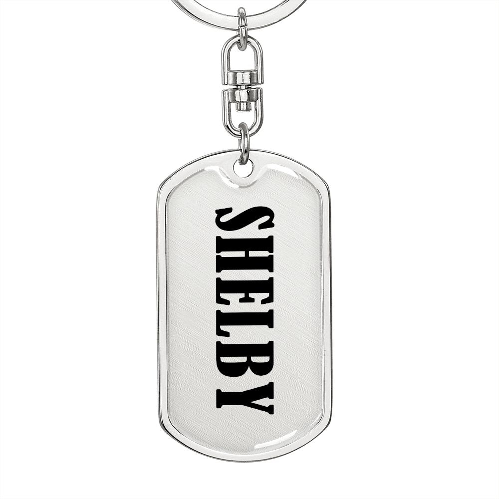 Shelby v01 - Luxury Dog Tag Keychain