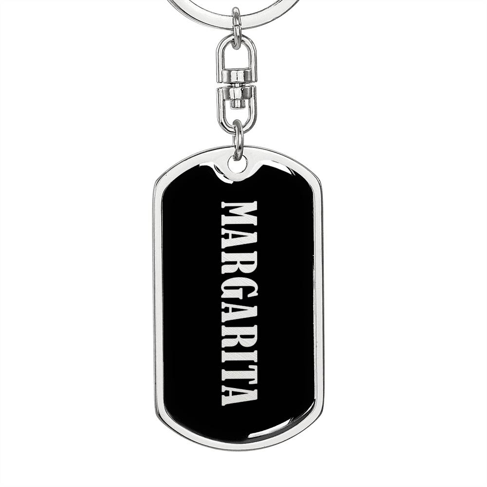 Margarita v02 - Luxury Dog Tag Keychain