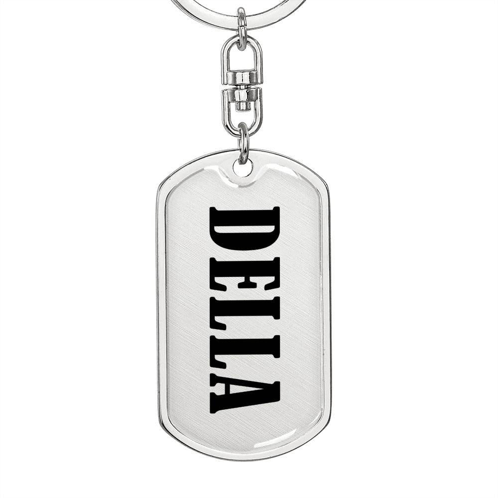Della v01 - Luxury Dog Tag Keychain