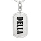 Della v01 - Luxury Dog Tag Keychain