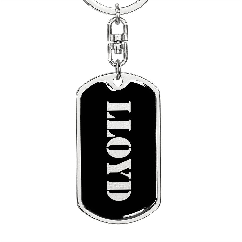 Lloyd v3 - Luxury Dog Tag Keychain