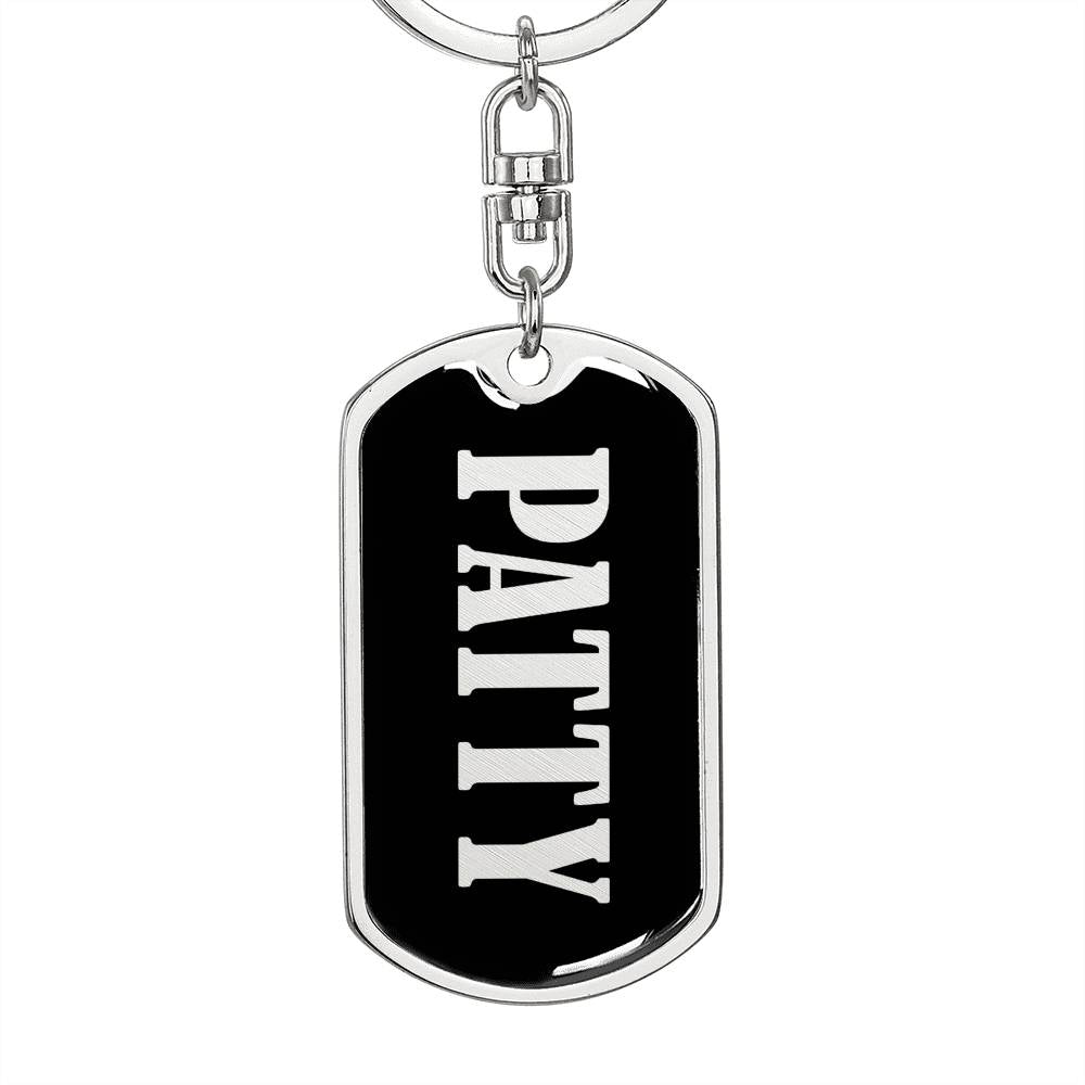 Patty v02 - Luxury Dog Tag Keychain