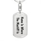 Mastiff's Home - Luxury Dog Tag Keychain
