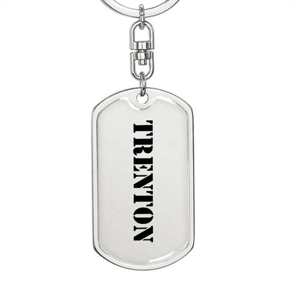 Trenton - Luxury Dog Tag Keychain