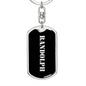 Randolph v3 - Luxury Dog Tag Keychain