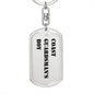Coast Guardsman's Boy - Luxury Dog Tag Keychain