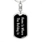 Bulldog's Home v2 - Luxury Dog Tag Keychain