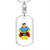 Superhero 02 - Luxury Dog Tag Keychain