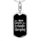 Icelandic Sheepdog v2 - Luxury Dog Tag Keychain