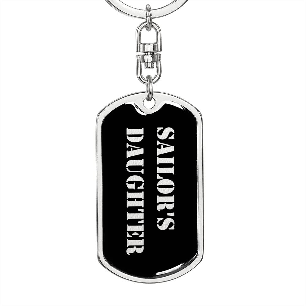 Sailor's Daughter v2 - Luxury Dog Tag Keychain