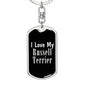 Love My Russell Terrier v2 - Luxury Dog Tag Keychain