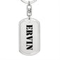 Ervin - Luxury Dog Tag Keychain