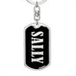Sally v02 - Luxury Dog Tag Keychain