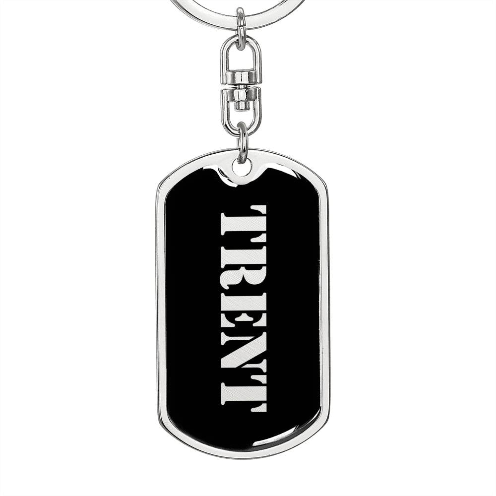 Trent v3 - Luxury Dog Tag Keychain