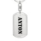 Anton - Luxury Dog Tag Keychain
