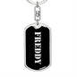 Freddy v3 - Luxury Dog Tag Keychain