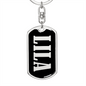 Lila v02 - Luxury Dog Tag Keychain