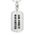 Air Force Daughter - Luxury Dog Tag Keychain