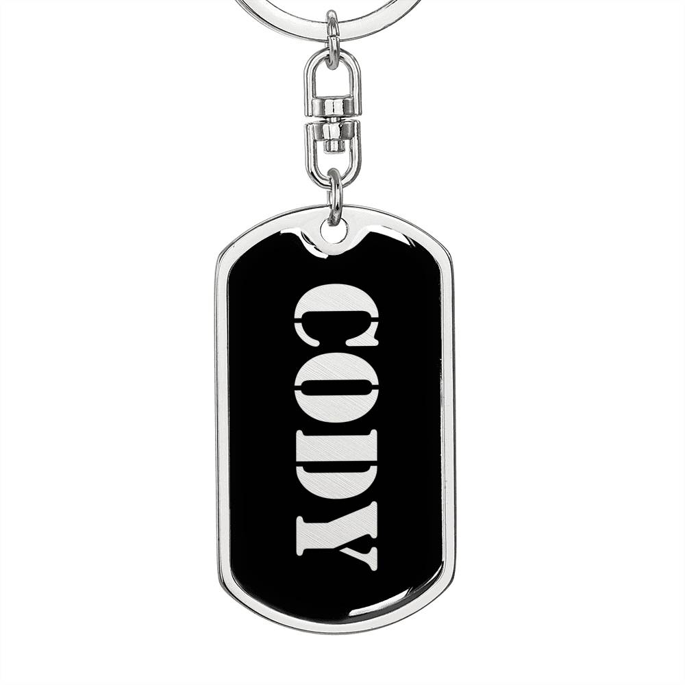 Cody v3 - Luxury Dog Tag Keychain
