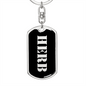 Herb v3 - Luxury Dog Tag Keychain