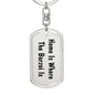Borzoi's Home - Luxury Dog Tag Keychain