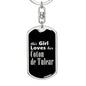 Coton de Tulear v2 - Luxury Dog Tag Keychain