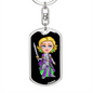 Knight 04-2 - Luxury Dog Tag Keychain