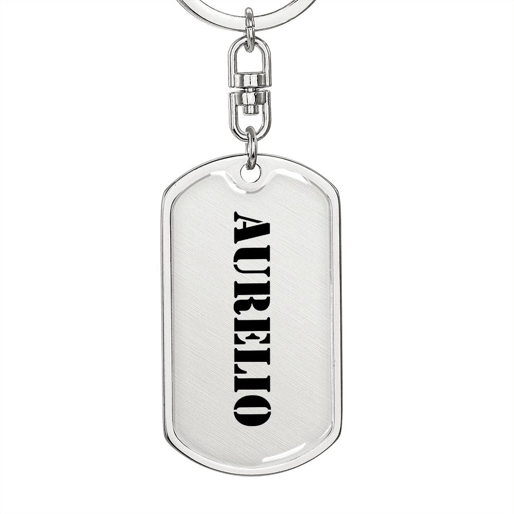 Aurelio - Luxury Dog Tag Keychain