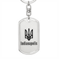 Indianapolis - Luxury Dog Tag Keychain