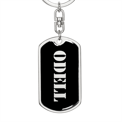 Odell v2 - Luxury Dog Tag Keychain