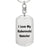 Love My Roborovski Hamster - Luxury Dog Tag Keychain