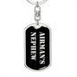 Airman's Nephew v2 - Luxury Dog Tag Keychain