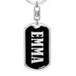Emma v02 - Luxury Dog Tag Keychain